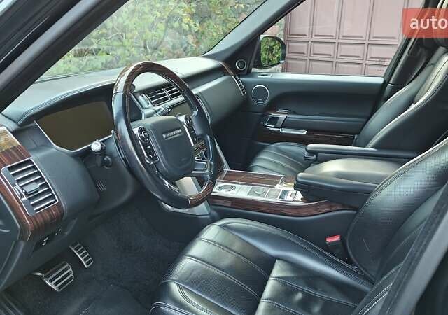 Черный Ленд Ровер Рендж Ровер, объемом двигателя 5 л и пробегом 137 тыс. км за 32000 $, фото 14 на Automoto.ua