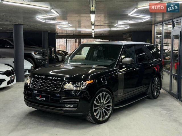 Черный Ленд Ровер Рендж Ровер, объемом двигателя 5 л и пробегом 150 тыс. км за 37500 $, фото 5 на Automoto.ua