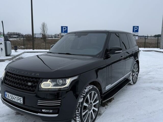 Черный Ленд Ровер Рендж Ровер, объемом двигателя 5 л и пробегом 240 тыс. км за 27500 $, фото 1 на Automoto.ua
