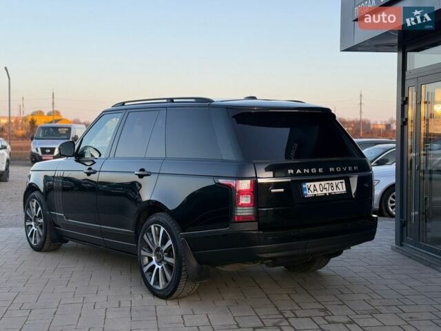 Черный Ленд Ровер Рендж Ровер, объемом двигателя 4.4 л и пробегом 240 тыс. км за 29888 $, фото 3 на Automoto.ua