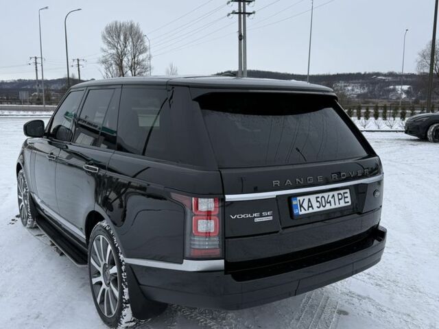 Черный Ленд Ровер Рендж Ровер, объемом двигателя 5 л и пробегом 240 тыс. км за 27500 $, фото 4 на Automoto.ua