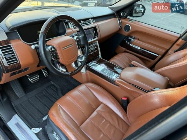 Черный Ленд Ровер Рендж Ровер, объемом двигателя 5 л и пробегом 77 тыс. км за 39999 $, фото 32 на Automoto.ua