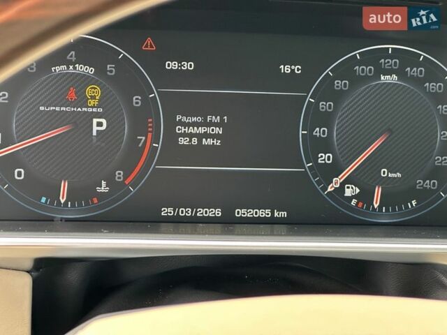 Черный Ленд Ровер Рендж Ровер, объемом двигателя 5 л и пробегом 52 тыс. км за 37800 $, фото 15 на Automoto.ua