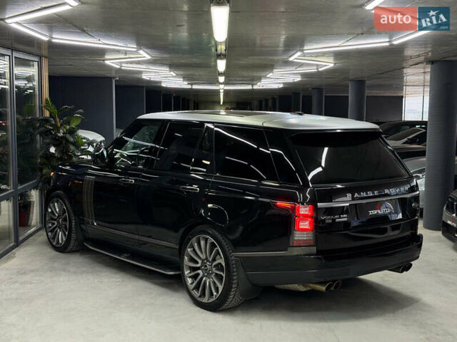 Черный Ленд Ровер Рендж Ровер, объемом двигателя 5 л и пробегом 150 тыс. км за 37500 $, фото 9 на Automoto.ua