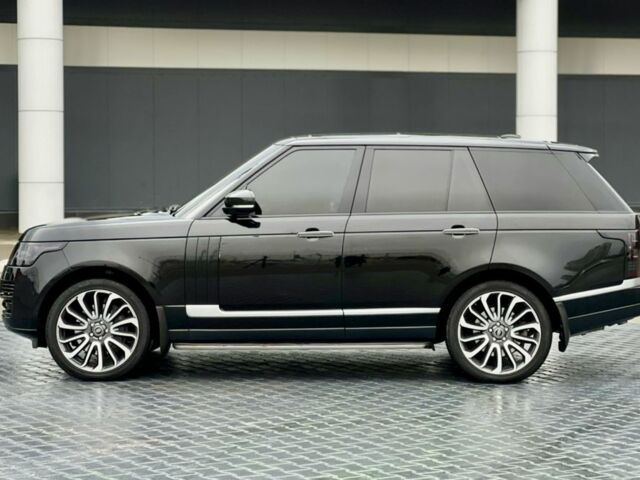 Черный Ленд Ровер Рендж Ровер, объемом двигателя 5 л и пробегом 98 тыс. км за 35000 $, фото 9 на Automoto.ua