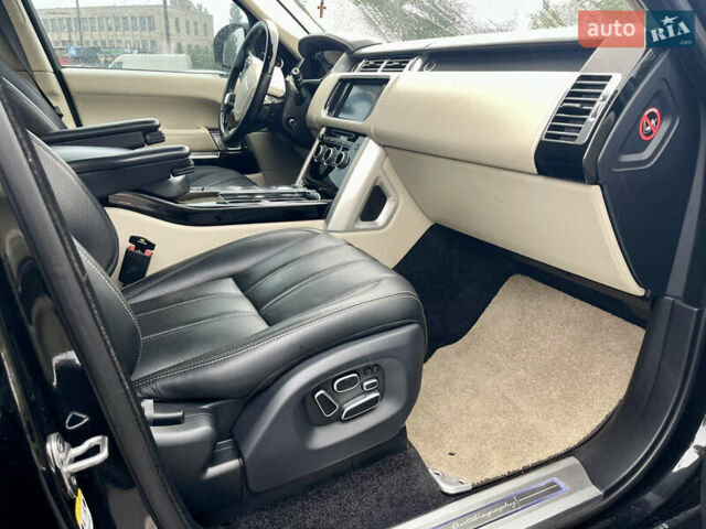 Чорний Ленд Ровер Рендж Ровер, об'ємом двигуна 5 л та пробігом 93 тис. км за 40000 $, фото 16 на Automoto.ua