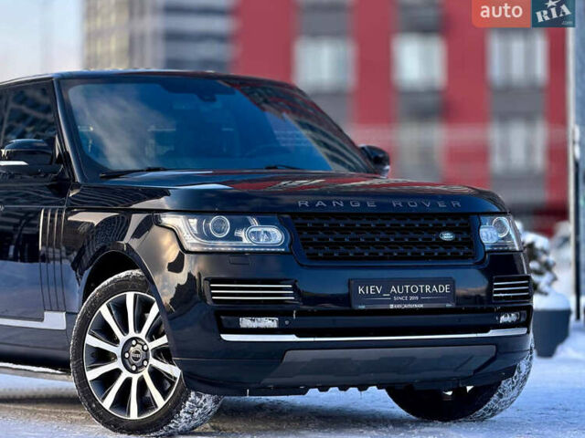 Черный Ленд Ровер Рендж Ровер, объемом двигателя 5 л и пробегом 240 тыс. км за 30900 $, фото 2 на Automoto.ua