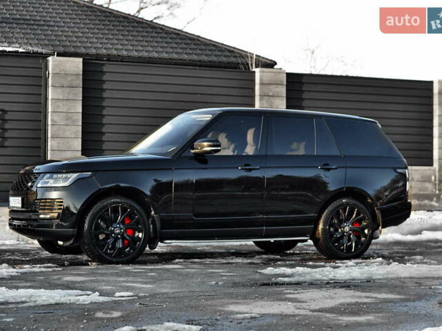 Чорний Ленд Ровер Рендж Ровер, об'ємом двигуна 5 л та пробігом 206 тис. км за 27800 $, фото 3 на Automoto.ua