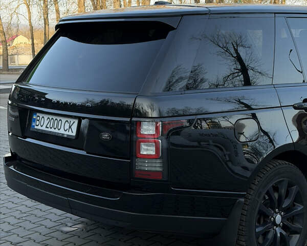Черный Ленд Ровер Рендж Ровер, объемом двигателя 4.37 л и пробегом 200 тыс. км за 36500 $, фото 6 на Automoto.ua