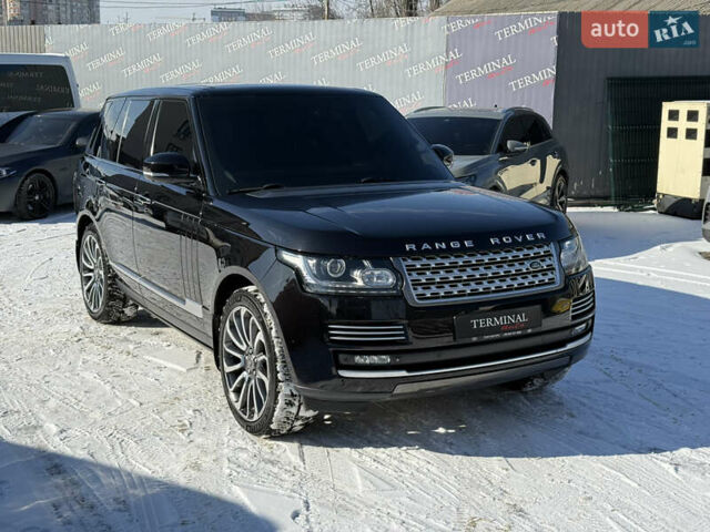 Черный Ленд Ровер Рендж Ровер, объемом двигателя 5 л и пробегом 102 тыс. км за 33500 $, фото 3 на Automoto.ua
