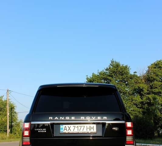 Черный Ленд Ровер Рендж Ровер, объемом двигателя 4.37 л и пробегом 141 тыс. км за 51000 $, фото 12 на Automoto.ua