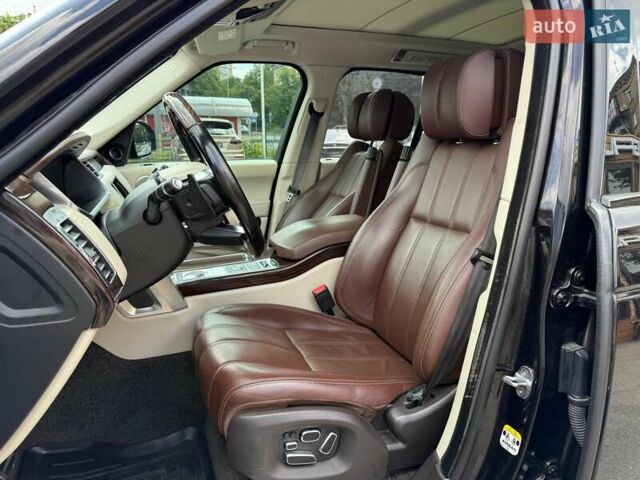 Черный Ленд Ровер Рендж Ровер, объемом двигателя 5 л и пробегом 167 тыс. км за 32999 $, фото 17 на Automoto.ua