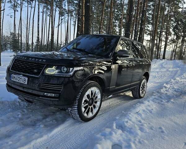 Черный Ленд Ровер Рендж Ровер, объемом двигателя 5 л и пробегом 186 тыс. км за 35000 $, фото 1 на Automoto.ua