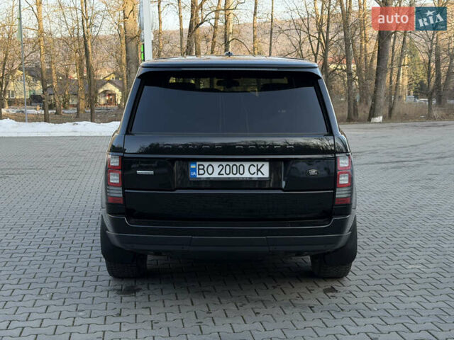 Черный Ленд Ровер Рендж Ровер, объемом двигателя 4.37 л и пробегом 200 тыс. км за 36500 $, фото 9 на Automoto.ua