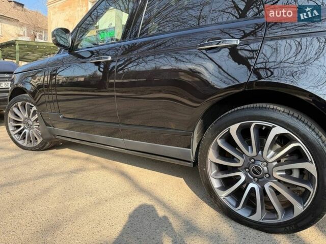 Чорний Ленд Ровер Рендж Ровер, об'ємом двигуна 5 л та пробігом 229 тис. км за 36999 $, фото 3 на Automoto.ua