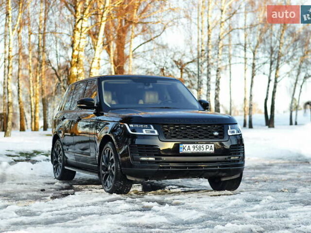 Чорний Ленд Ровер Рендж Ровер, об'ємом двигуна 5 л та пробігом 206 тис. км за 27800 $, фото 4 на Automoto.ua