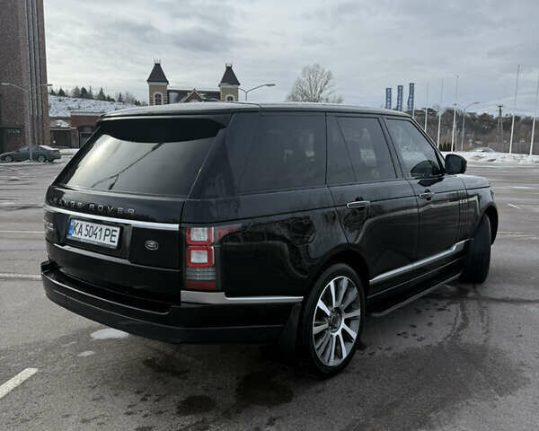 Черный Ленд Ровер Рендж Ровер, объемом двигателя 5 л и пробегом 250 тыс. км за 25000 $, фото 2 на Automoto.ua