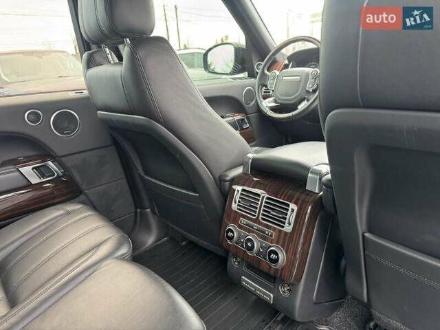 Черный Ленд Ровер Рендж Ровер, объемом двигателя 3 л и пробегом 183 тыс. км за 28900 $, фото 16 на Automoto.ua