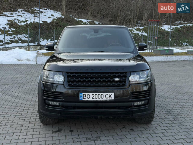 Черный Ленд Ровер Рендж Ровер, объемом двигателя 4.37 л и пробегом 200 тыс. км за 36500 $, фото 1 на Automoto.ua