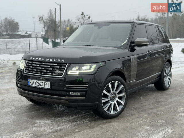 Чорний Ленд Ровер Рендж Ровер, об'ємом двигуна 5 л та пробігом 120 тис. км за 36500 $, фото 9 на Automoto.ua