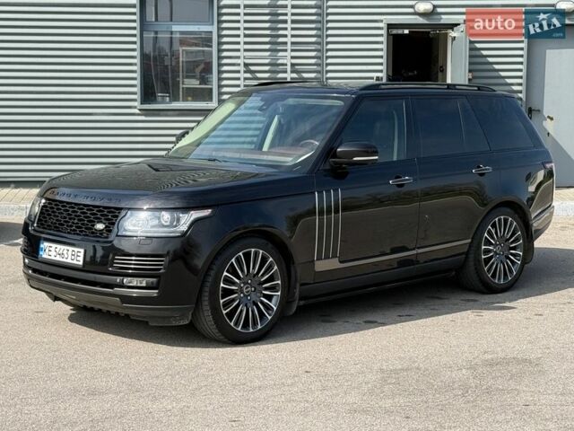Чорний Ленд Ровер Рендж Ровер, об'ємом двигуна 5 л та пробігом 120 тис. км за 29900 $, фото 14 на Automoto.ua