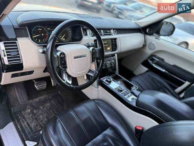 Черный Ленд Ровер Рендж Ровер, объемом двигателя 4.4 л и пробегом 240 тыс. км за 29888 $, фото 10 на Automoto.ua