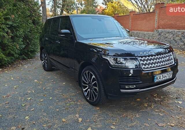 Черный Ленд Ровер Рендж Ровер, объемом двигателя 5 л и пробегом 137 тыс. км за 32000 $, фото 3 на Automoto.ua