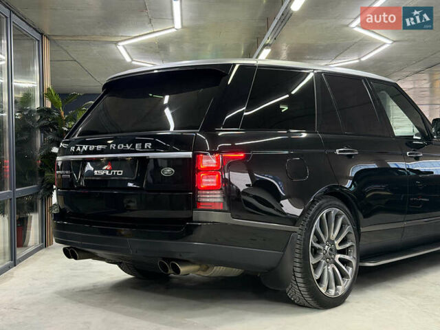 Черный Ленд Ровер Рендж Ровер, объемом двигателя 5 л и пробегом 150 тыс. км за 37500 $, фото 16 на Automoto.ua
