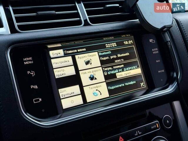 Черный Ленд Ровер Рендж Ровер, объемом двигателя 4.37 л и пробегом 207 тыс. км за 31500 $, фото 74 на Automoto.ua