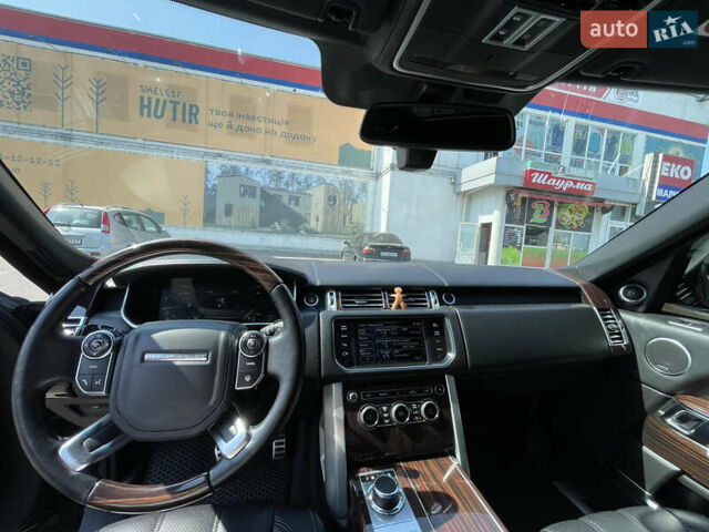 Черный Ленд Ровер Рендж Ровер, объемом двигателя 5 л и пробегом 200 тыс. км за 31000 $, фото 16 на Automoto.ua