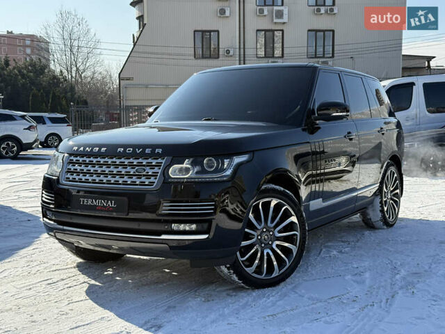 Черный Ленд Ровер Рендж Ровер, объемом двигателя 5 л и пробегом 102 тыс. км за 33500 $, фото 12 на Automoto.ua