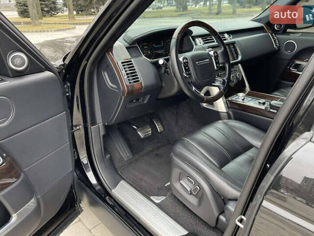 Черный Ленд Ровер Рендж Ровер, объемом двигателя 3 л и пробегом 168 тыс. км за 42000 $, фото 12 на Automoto.ua