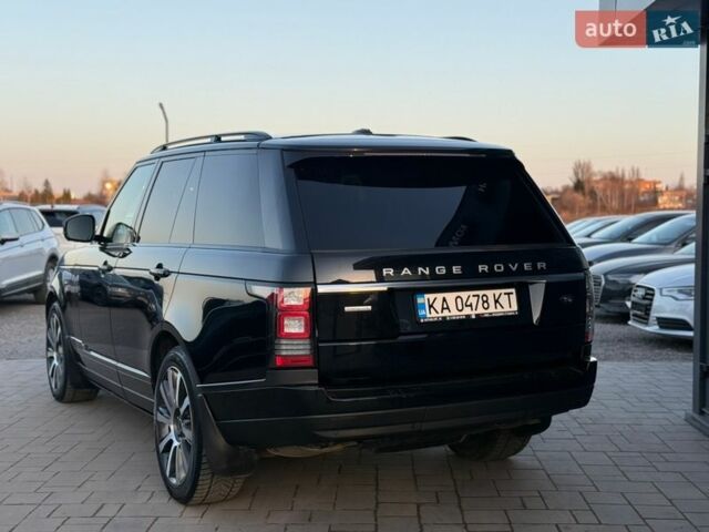 Черный Ленд Ровер Рендж Ровер, объемом двигателя 4.4 л и пробегом 240 тыс. км за 29888 $, фото 4 на Automoto.ua