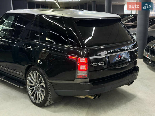 Черный Ленд Ровер Рендж Ровер, объемом двигателя 5 л и пробегом 150 тыс. км за 37500 $, фото 11 на Automoto.ua