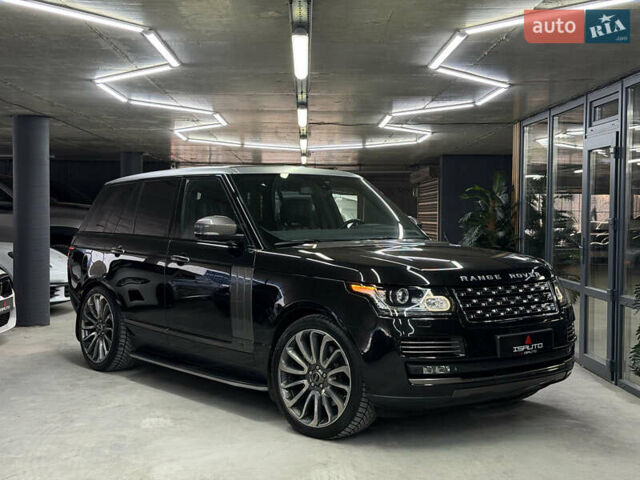 Черный Ленд Ровер Рендж Ровер, объемом двигателя 5 л и пробегом 150 тыс. км за 37500 $, фото 1 на Automoto.ua