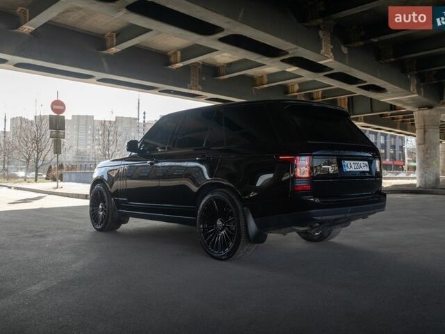 Черный Ленд Ровер Рендж Ровер, объемом двигателя 5 л и пробегом 52 тыс. км за 43500 $, фото 2 на Automoto.ua