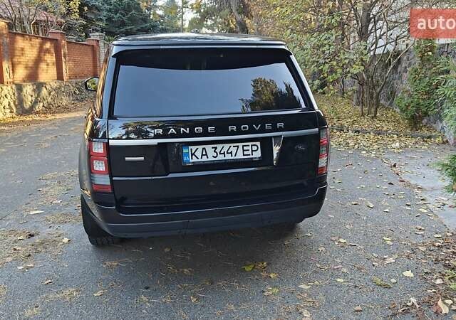 Черный Ленд Ровер Рендж Ровер, объемом двигателя 5 л и пробегом 137 тыс. км за 32000 $, фото 9 на Automoto.ua