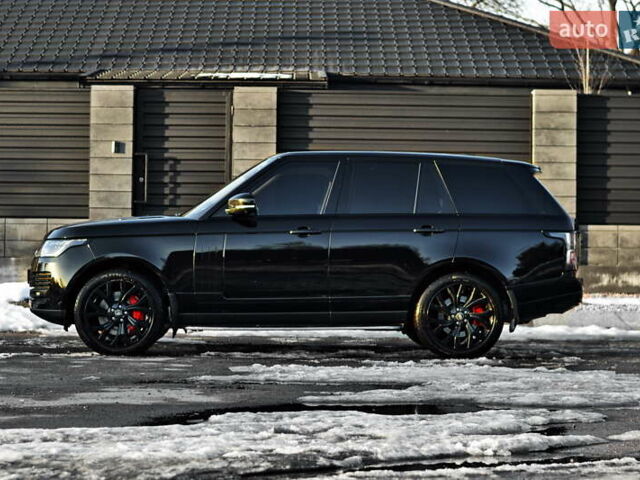 Чорний Ленд Ровер Рендж Ровер, об'ємом двигуна 5 л та пробігом 206 тис. км за 27800 $, фото 7 на Automoto.ua