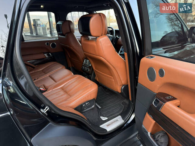 Черный Ленд Ровер Рендж Ровер, объемом двигателя 4.37 л и пробегом 200 тыс. км за 36500 $, фото 21 на Automoto.ua