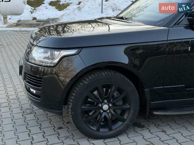 Черный Ленд Ровер Рендж Ровер, объемом двигателя 4.37 л и пробегом 200 тыс. км за 36500 $, фото 3 на Automoto.ua