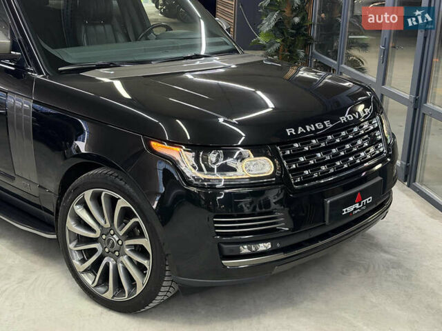 Черный Ленд Ровер Рендж Ровер, объемом двигателя 5 л и пробегом 150 тыс. км за 37500 $, фото 2 на Automoto.ua