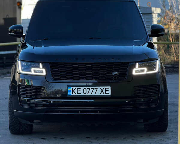 Черный Ленд Ровер Рендж Ровер, объемом двигателя 4.37 л и пробегом 227 тыс. км за 40000 $, фото 1 на Automoto.ua