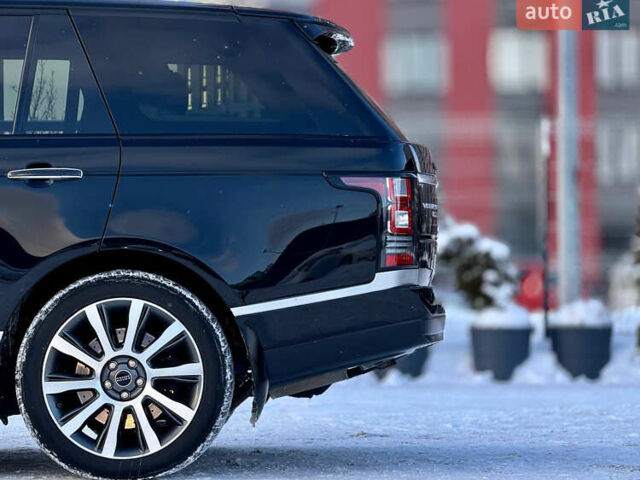 Черный Ленд Ровер Рендж Ровер, объемом двигателя 5 л и пробегом 240 тыс. км за 30900 $, фото 12 на Automoto.ua