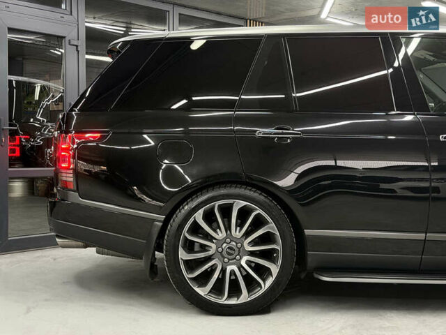 Черный Ленд Ровер Рендж Ровер, объемом двигателя 5 л и пробегом 150 тыс. км за 37500 $, фото 17 на Automoto.ua