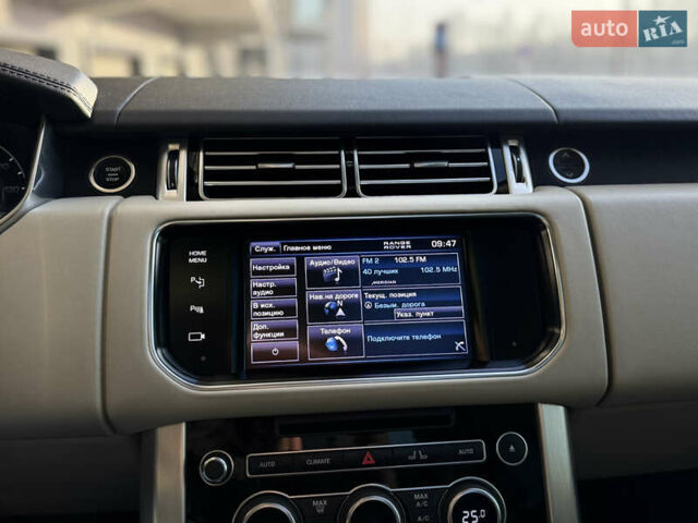 Черный Ленд Ровер Рендж Ровер, объемом двигателя 4.95 л и пробегом 159 тыс. км за 32000 $, фото 13 на Automoto.ua