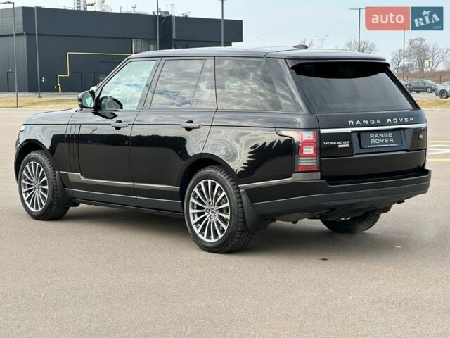 Черный Ленд Ровер Рендж Ровер, объемом двигателя 5 л и пробегом 52 тыс. км за 37800 $, фото 4 на Automoto.ua