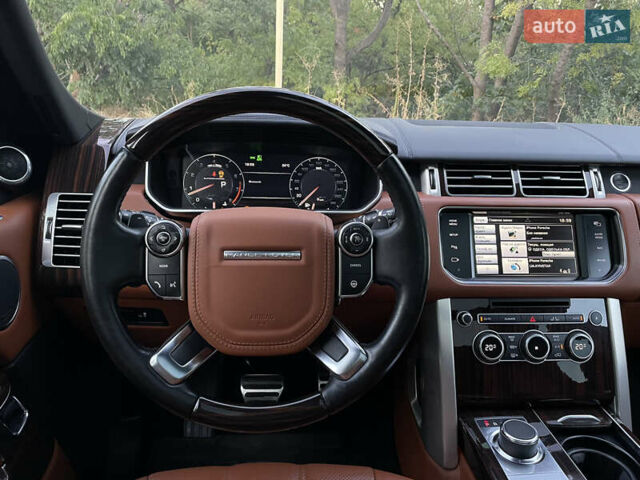 Чорний Ленд Ровер Рендж Ровер, об'ємом двигуна 5 л та пробігом 125 тис. км за 41000 $, фото 92 на Automoto.ua