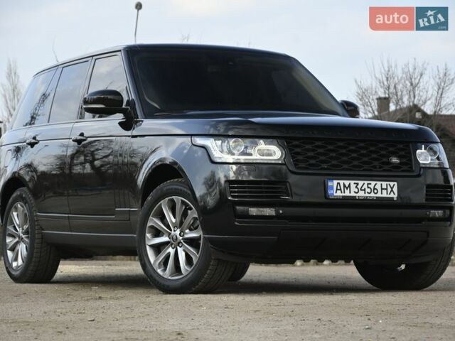 Черный Ленд Ровер Рендж Ровер, объемом двигателя 4.4 л и пробегом 205 тыс. км за 33900 $, фото 1 на Automoto.ua