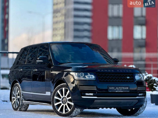 Черный Ленд Ровер Рендж Ровер, объемом двигателя 5 л и пробегом 240 тыс. км за 30900 $, фото 1 на Automoto.ua