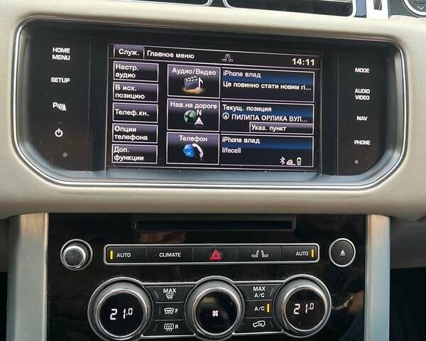 Черный Ленд Ровер Рендж Ровер, объемом двигателя 2.99 л и пробегом 137 тыс. км за 31000 $, фото 12 на Automoto.ua